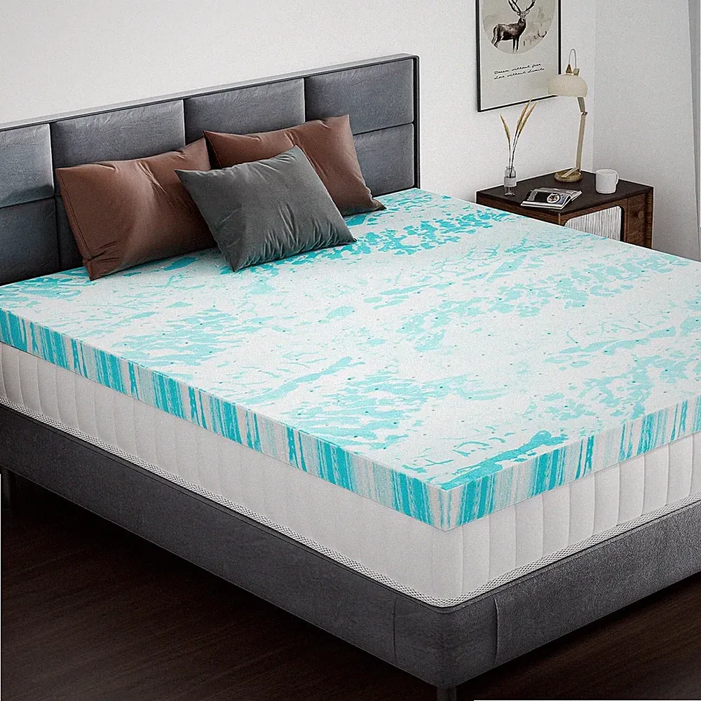 2" 3" Thick Memory Foam Mattress Topper Gel Infused Bed Toppers for Sleeper Sofa
