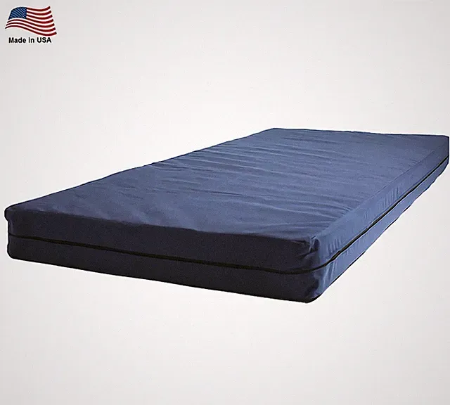 42"x80" Luxury Foam w/ Pinstripe Design & Quilted Cover Both Side w/Zipper Cover