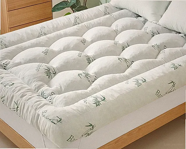 5 Inch Memory Foam Mattress Topper Full Size, Breathable Viscose Made from Bambo