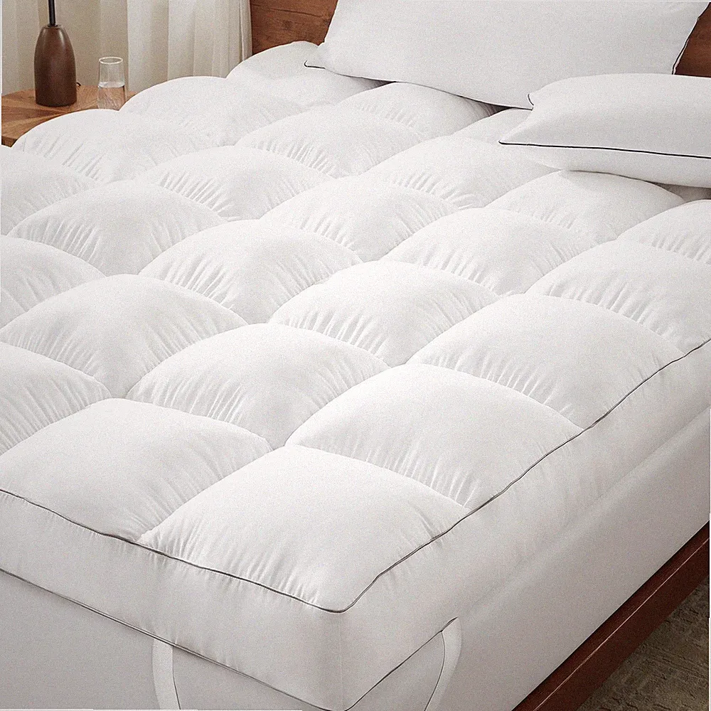 5 Inch Memory Foam Mattress Topper Queen for Back Pain , Filled with Breathab...