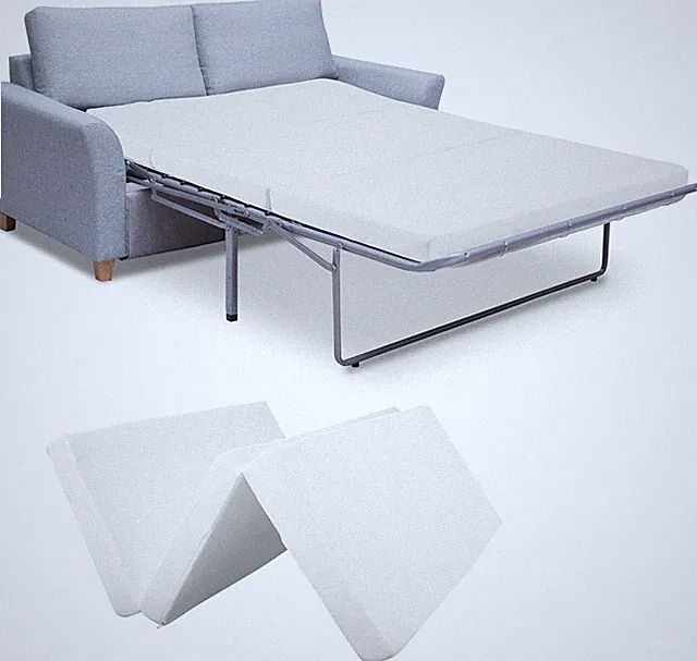 Begonia.K Memory Foam Sofa Bed Mattress Replacement, Full Queen Pull Out Couch