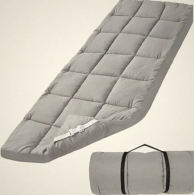 Camping Cot Mattress Foam Pad Quilted Sleeping Pad Thick&Soft Topper 75"x30"