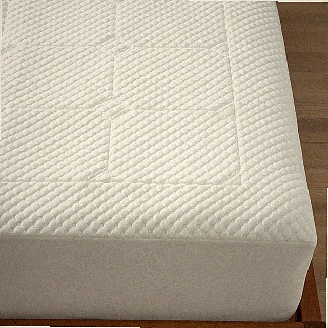 Comfort Cushion Quilted Memory Foam Mattress Pad - White, Twin...