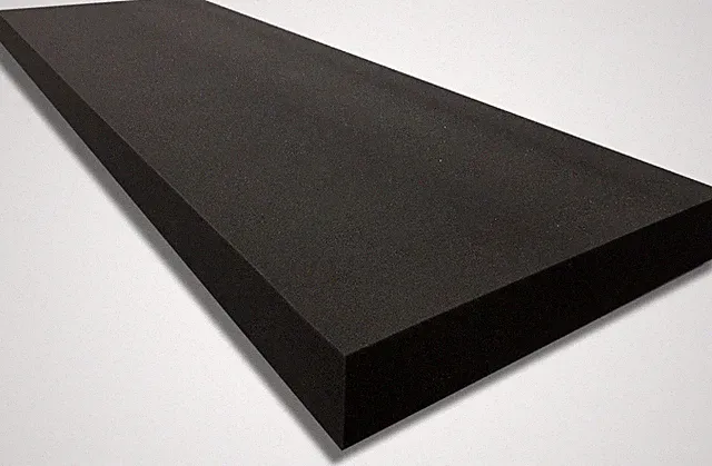 Foamtouch 1" Thick X 24" Wide X 96" Long Charcoal High Density Foam, Ideal for F