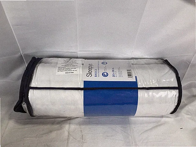 Sleepys Basics Quilted Memory Foam Pillow 20"x28",White