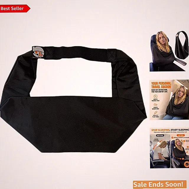 Slyng Travel Blanket - Compact Airplane Sleep Support for Cozy Journeys