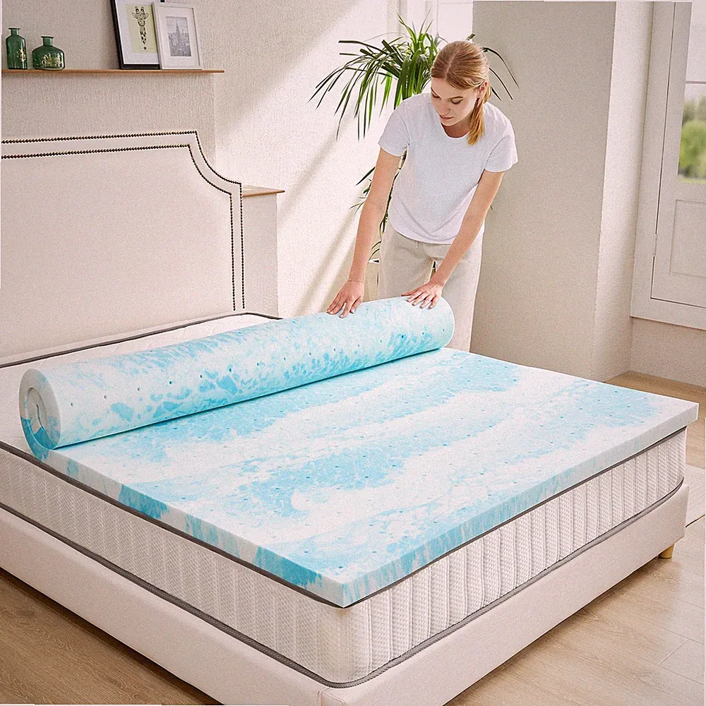 Soft Memory Foam Mattress Topper for Comfy Bed and Camper Mattress Pads